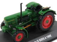 Edicola Deutz D8005a Tractor 1966 - Con Vetrina - With Showcase 1:43 Zelená Červená