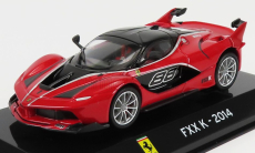 Edicola Ferrari Fxx-k N 88 2014 - Con Vetrina - With Showcase 1:43 Červená Černá