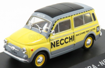 Edicola Fiat 500 Giardiniera - Necchi 1960 1:43 Žlutá Šedá