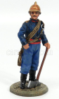 Edicola-figures Vigili del fuoco Vigile Del Fuoco Francese - French Fire Engine 1885 1:32 Blue