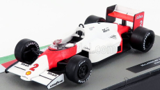 Edicola Mclaren F1  Mp4/2b N 2 Alain Prost Season 1985 World Champion 1:43 Bílá Červená