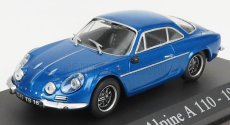 Edicola Renault Alpine A110 1969 - Black Wheels - Con Vetrina - With Showcase 1:43 Blue Met