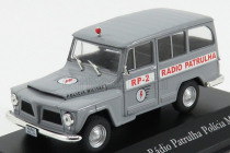 Edicola Rural Willys Radio Patrulha Policia Military Police 1970 1:43 Grey