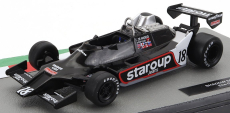 Edicola Shadow F1  Dn9 N 18 Season 1979 Elio De Angelis 1:43 Černá Stříbrná