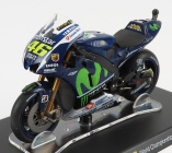 Edicola Yamaha Yzr-m1 Team Yamaha Factory Racing N 46 1:18, tmavě modrá