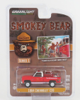 Greenlight Chevrolet C-20 Pick-up Fire Engine 1984 - Smokey Bear 1:64 Červená Bílá