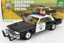 Greenlight Chevrolet Caprice Police California Highway Patrol 1989 1:18 Černá Bílá