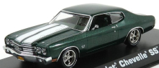 Greenlight Chevrolet Chevelle Ss 396 Coupe 1970 - John Wick Movie Ii 1:43 Zelená S Bílou