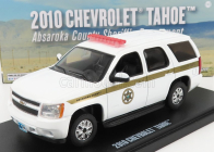 Greenlight Chevrolet Tahoe Absaroka County Sheriff Department 2010 1:43 Bílá