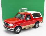 Greenlight Ford usa Bronco 1994 - Eddie Bauer Edition 1:18 Červená Zlatá Bílá