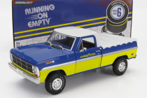 Greenlight Ford usa F-100 Pick-up Good Year 1969 1:24 Modrá Žlutá