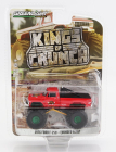 Greenlight Ford usa F-250 Pick-up Bigfoot Monster Truck Thunder Beast 1976 - Green Wheels 1:64 Red