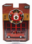 Greenlight Ford usa F-250 Pick-up Pennsylvania Fire Engine 1972 1:64 Orange