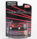 Greenlight Jeep Cj-7 Renegade Open With Sarah Connor Figure 1983 - The Terminator 1:64 Červená Bílá