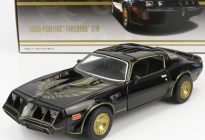 Greenlight Pontiac Firebird Turbo 4.9l Trans-am 1980 1:24 Černé Zlato