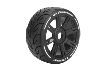 GT-TARMAC SOFT 1/8 17mm hex Spoke Black Rims