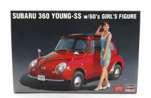 Hasegawa Subaru 360 Young-ss With Girl Figure 1958 1:24 /