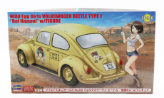 Hasegawa Volkswagen Beetle Type 1 With Girl Figure Rei Hazumi 1965 1:24 /