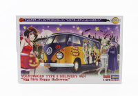 Hasegawa Volkswagen T1 Delivery Van Egg Girls Happy Halloween 1962 1:24 /