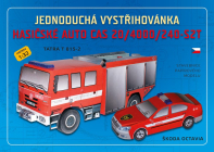 Hasičské auto CAS 20 + Octavia - 2 papírové modely 1:32