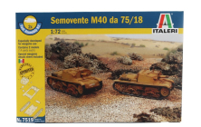 Italeri Iveco fiat Ansaldo Semovente L40 75/18 Tank Military 1941 1:72 /