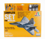 Italeri Lockheed martin F-22a Raptor Airplane Military 1990 1:72 /