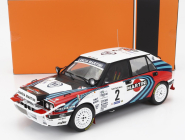 Ixo-models Lancia Delta Integrale 16v Martini (night Version) N 2 Rally Safari 1990 Miki Biasion - Tiziano Siviero 1:18 Bílá Modrá Červená