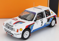 Ixo-models Peugeot 205 T16 N 2 Rally Montecarlo 1985 1:24, bílá