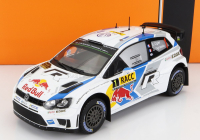 Ixo-models Volkswagen Polo R Wrc Red Bull N 1 Rally Catalunya 2014 1:24, bílá