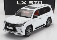 Lcd-model Lexus Lx570 2022 1:18 Bílá