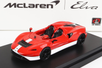 Lcd-model Mclaren Elva 2020 1:64 Červená Bílá