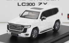 Lcd-model Toyota Land Cruiser Lc300-zx 2022 1:64 Bílá