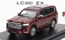 Lcd-model Toyota Land Cruiser Lc300-zx 2022 1:64 Red