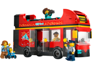 LEGO City - Červený dvoupodlažní vyhlídkový autobus