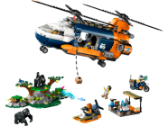 LEGO City - Helikoptéra na průzkum džungle v základním táboře