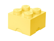 LEGO úložný box 250x250x180mm - světle žlutý