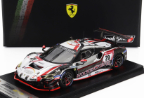 Looksmart Ferrari 296 Gt3 3.0l Twin Turbo V6 Team Wtm By Rinaldi Racing N 20 7th 24h Nurburgring 2023 Leonard Weiss - Jochen Krumbach - Daniel Keilwitz - Indy Dontje 1:43 Bílá Černá Červená