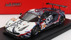 Looksmart Ferrari 488 Gte Evo 3.9l Turbo V8 Team Af Corse N 61 1:43, bílomodrá