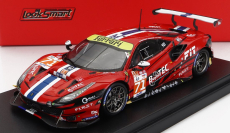 Looksmart Ferrari 488 Gte Evo 3.9l Turbo V8 Team Spirit Of Race N 71 1:43, červená