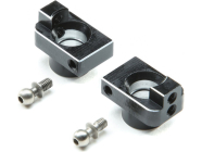 Losi Hub Set, Rear, Aluminum: Mini-T 2.0