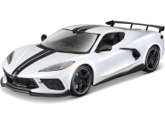 Maisto Chevrolet Corvette Stingray Coupe 2020 1:18 bílá