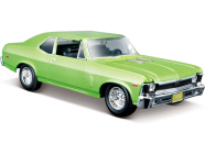 Maisto Chevrolet Nova SS 1970 1:24 světle zelená metalíza