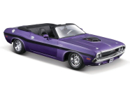 Maisto Dodge Challenger R/T Convertible 1970 1:24 fialová metalíza