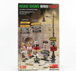 Miniart Accessories Cartelli Segnaletica Stradale - Road Signs Wwii Italy 1:35 /