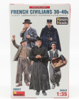 Miniart Figures French Civilians 1930-40s 1:35 /