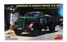 Miniart Opel Blitz Cargo Truck 2-assi 1952 1:35 /