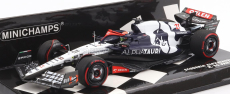 Minichamps Alpha tauri F1  At04 Team Alpha Tauri N 21 Season 2023 Nyck De Vries 1:43 Modrá Bílá