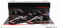 Minichamps Haas F1 Set dvou modelů 1:43, bíločerná