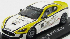 Minichamps Maserati Granturismo Mc Gt4 Coupe N 16 1:43, bíložlutá