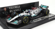 Minichamps Mercedes gp F1 W13e Team Mercedes-amg Petronas F1 N 63 3rd Hungarian Gp 2022 George Russel 1:43 Stříbrná Zelená